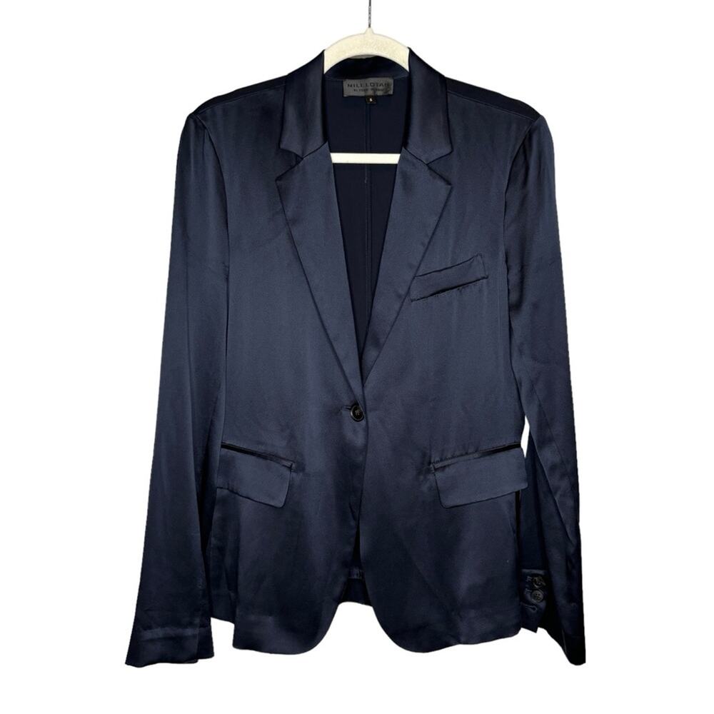 Nili Lotan Sophia Silk Blazer Jacket - Picture 2 of 10